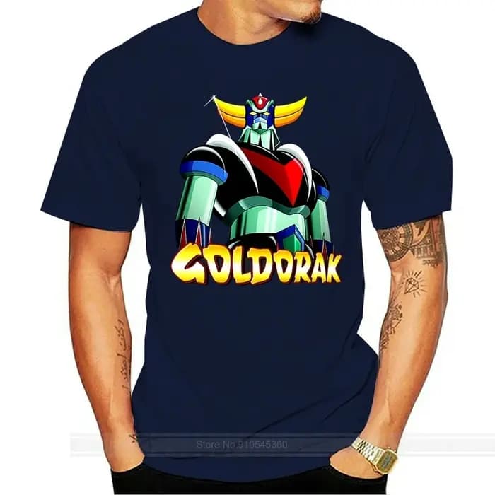 T-shirt Manga Goldorak V3 Ufo Robo Grendizer 1975 (noir) toutes tailles t-shirt Style été S-3Xl