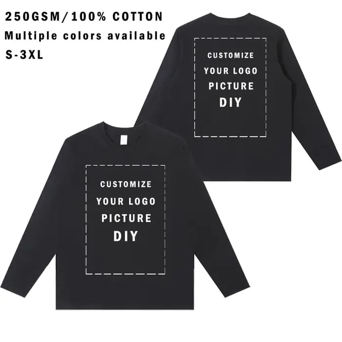 T-Shirt à Manches sulfPersonnalisé pour Homme et Femme