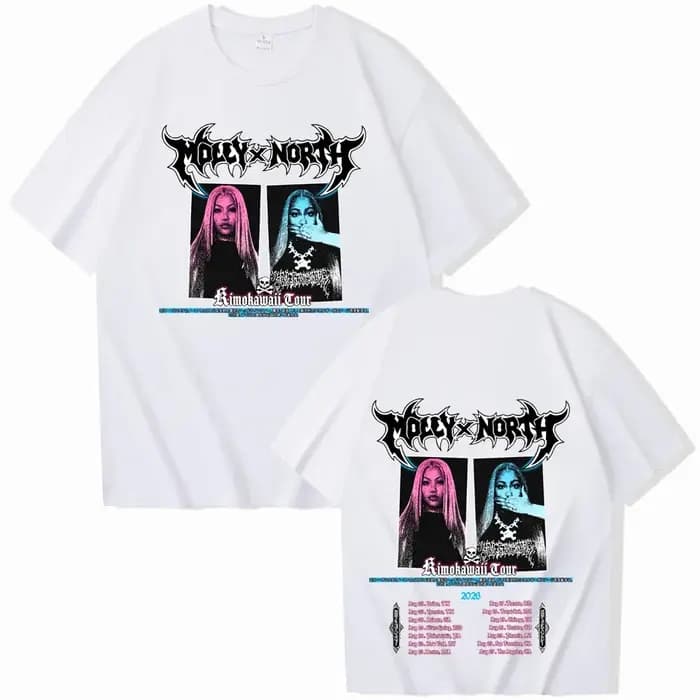 T-shirt North West Molly Santana Kimokawaii Tour pour homme et femme