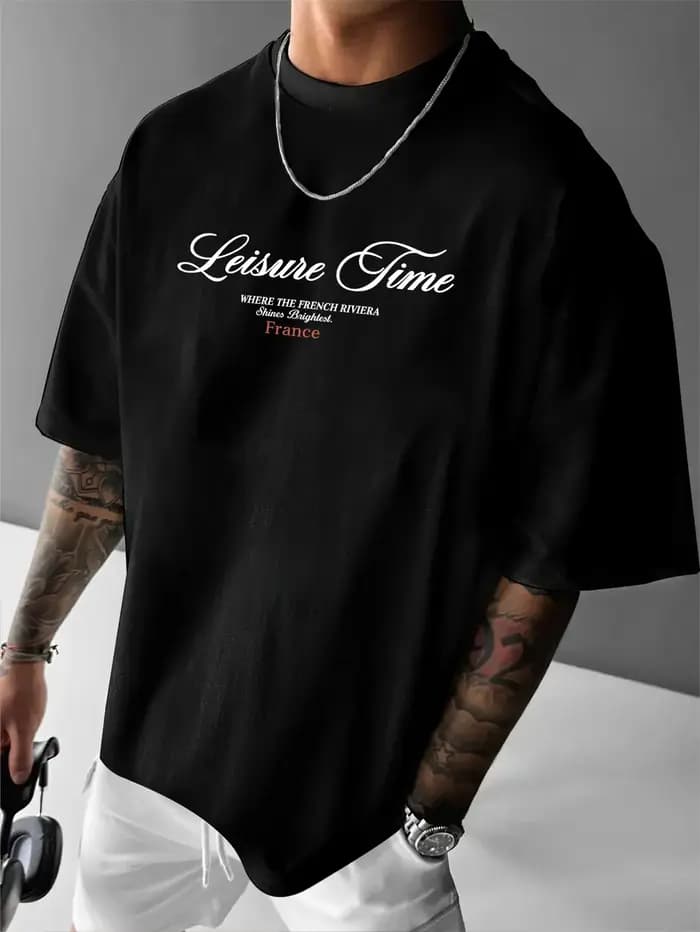 T-shirt de style vacances pour hommes