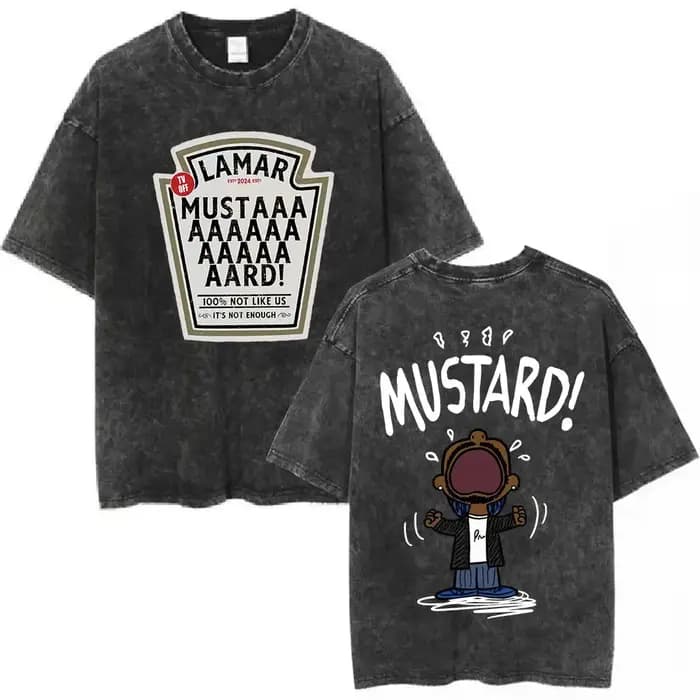 Rappeur Kendrick Lamar t-shirt Mr Morale & The Big Steppers Vintage lavé T-shirts hommes femmes vêtements mode Hip Hop