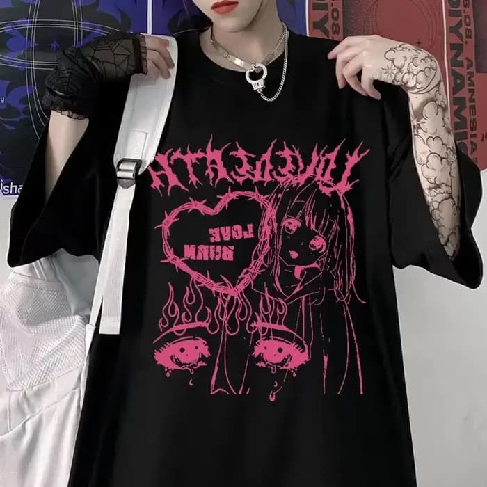 Harajuku T-shirt femmes Anime