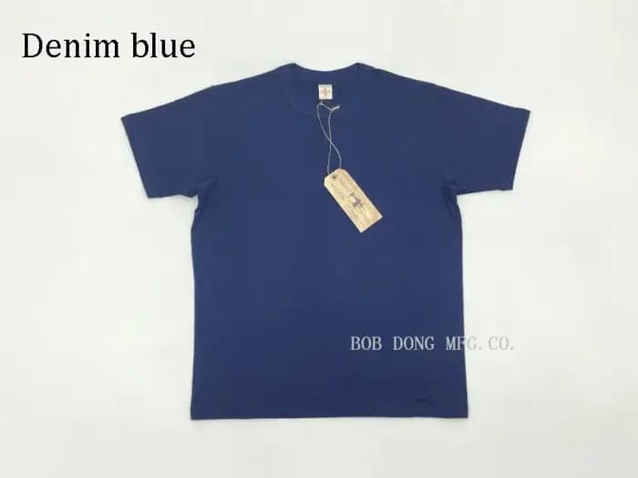 BOB DONG 300gr T-shirts de base été coton lourd T-shirts unis pour hommes