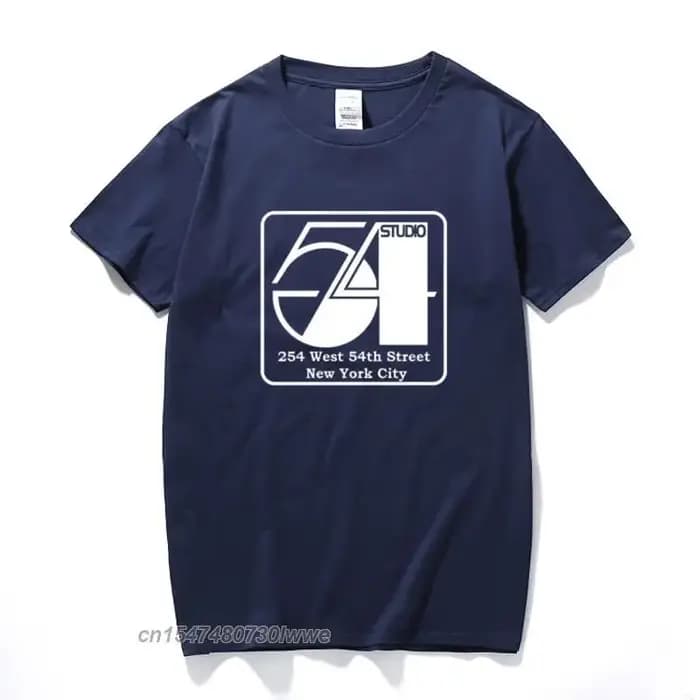 T-shirt de danse en vinyle pour homme, vêtement de Studio 54 Disco 45