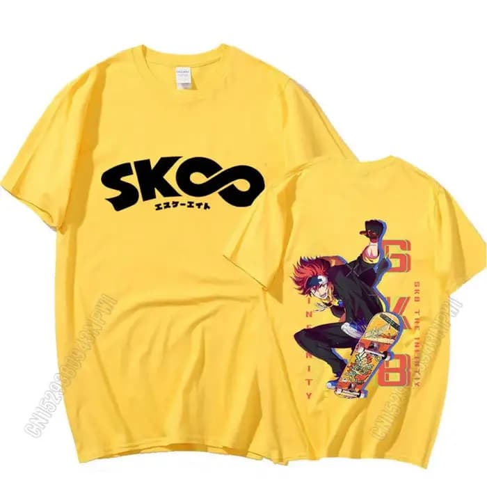 Nouveau japonais Anime Sk8 l'infini T-Shirt hommes Kawaii dessin