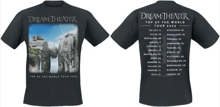 T-shirt Dream Theater Distance Over Time