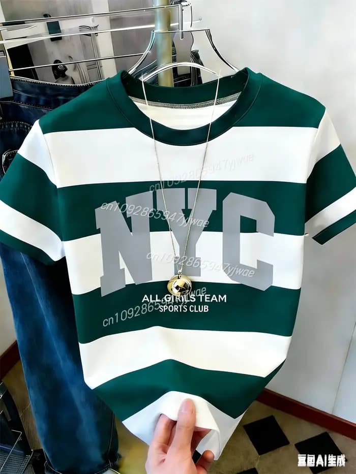 T-shirt rayé classique NYC