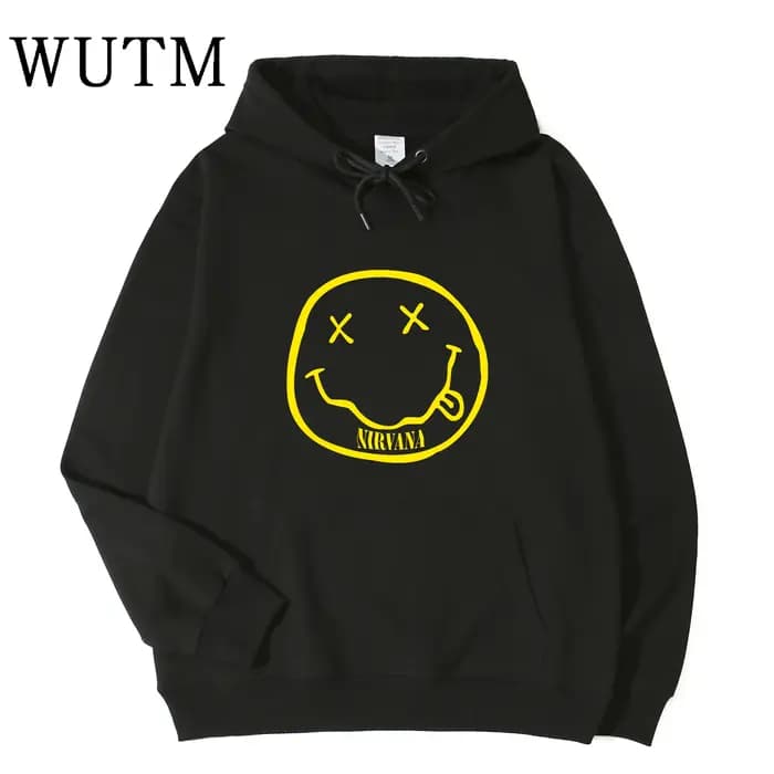 Band Rock-Nirvana sweat à capuche unisexe hommes femmes manches longues