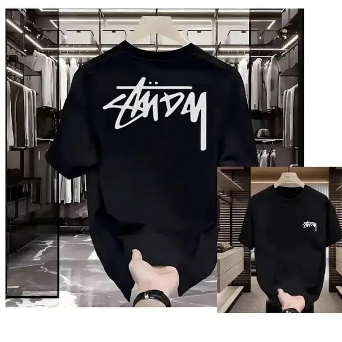 T-shirt décontracté de marque tendance avec logo graffiti amusant