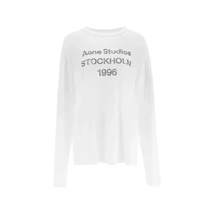 T-shirt ample à manches longues et lettres imprimées