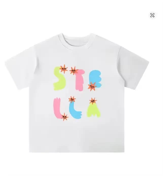 T-shirt en coton Stella McCartney tendance été 2026 pour hommes et femmes – Décontracté, polyvalent,