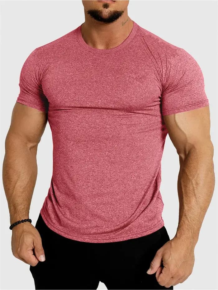 2025 nouveau T-shirt de sport serré séchage rapide fitness vêtements