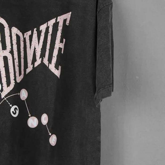 Let's Dance Pop Rock Music David t-shirt Bowie nouvelle vague coton doux impression à la main hommes haut graphique unisexe vêtements chemise lavée