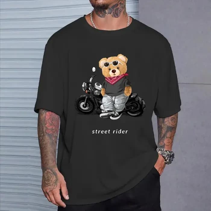 T-shirt décontracté à manches courtes pour hommes