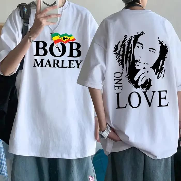 Bob Marley T-Shirts unisexe Harajuku