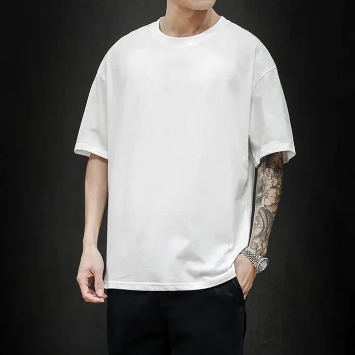 LégIBLE 2025 été hommes T-Shirt décontracté ample coton à manches courtes