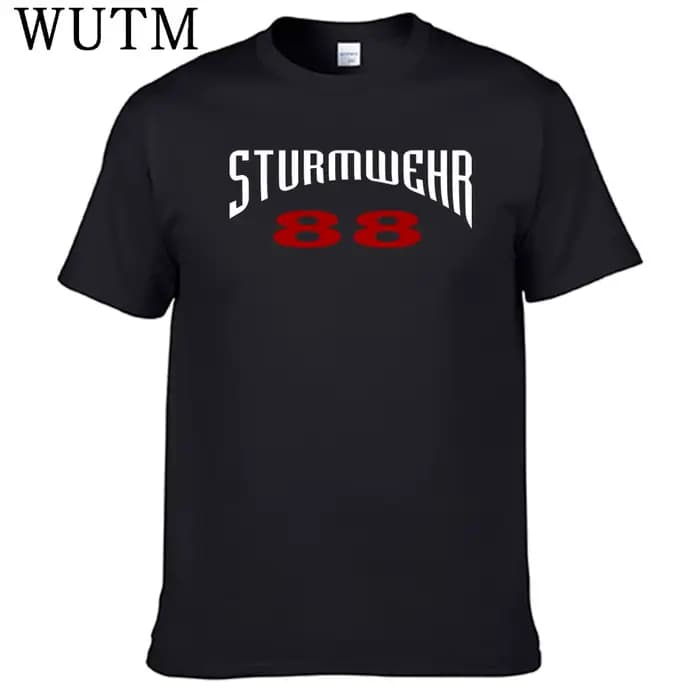 Nouveau groupe Sturmwehr t-shirt 100% coton hommes chemise