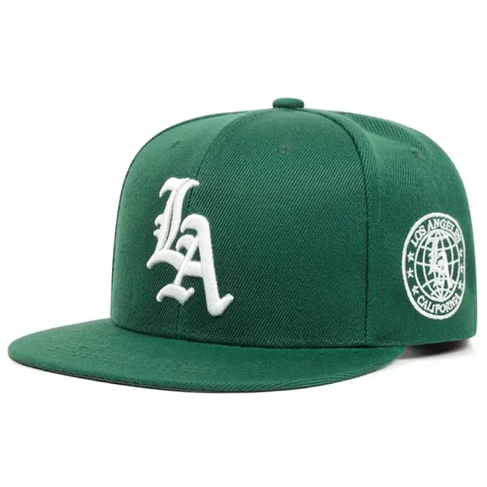 Chapeau de Baseball Simple en coton brodé avec lettres de la terre de Los Ange pour femmes et hommes
