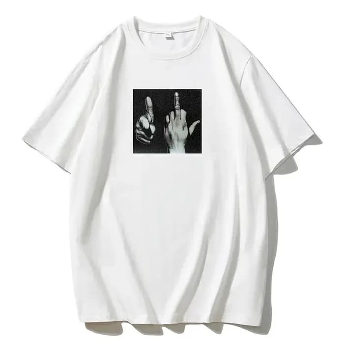 À la mode Ins personnalisé rue décontracté gothique coton imprimé femmes T-shirt 2025 été grande taille