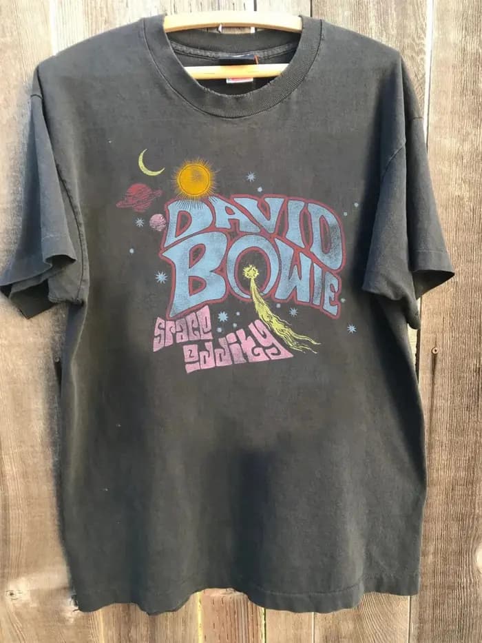 T-shirt vintage David Bowie pour femmes