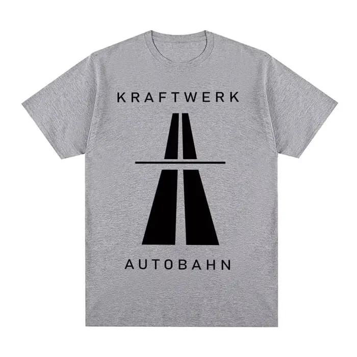 Kraftwerk Autobahn Music T-shirt vintage électronique synthétiseur Neu! Krautrock