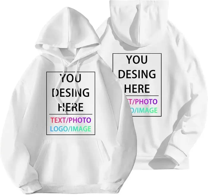 Sweat à capuche personnalisé pour hommes et femmes