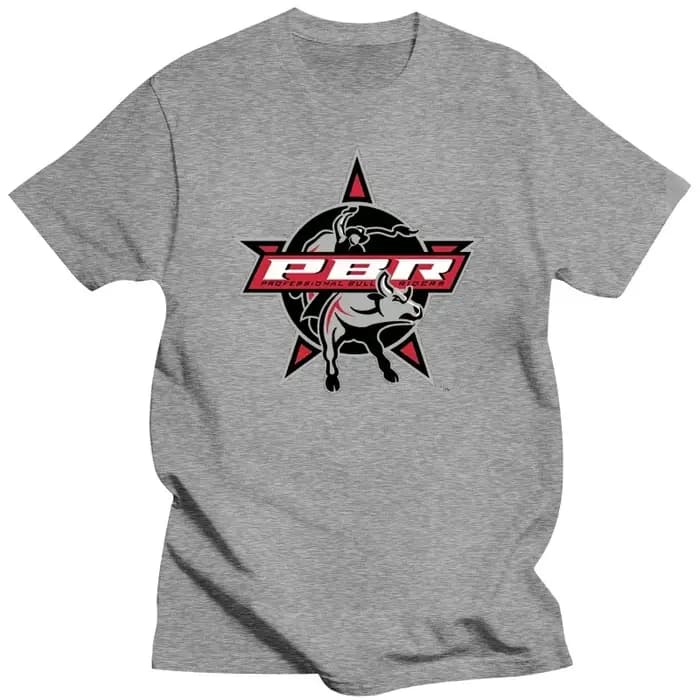 T-shirt PBR Professional Bull Riders Hell Hooves Western Rodeo Riding Heavyweight Fashion Col Rond Manga Vintage Anime Clothes