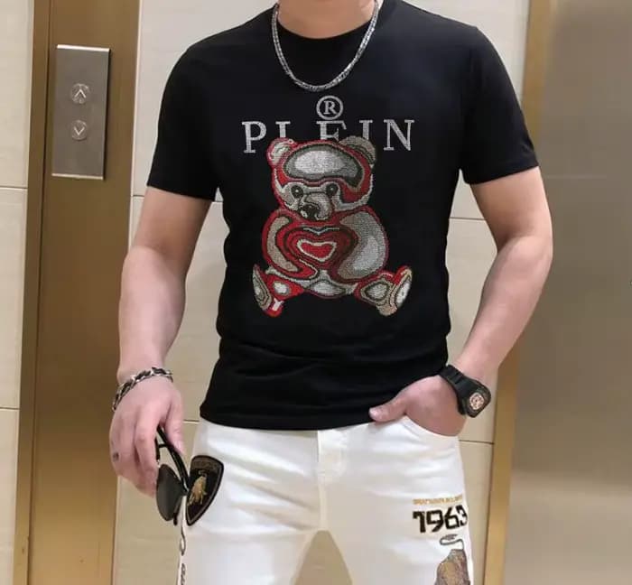 T-shirt Hip Hop avec biscuits pour hommes