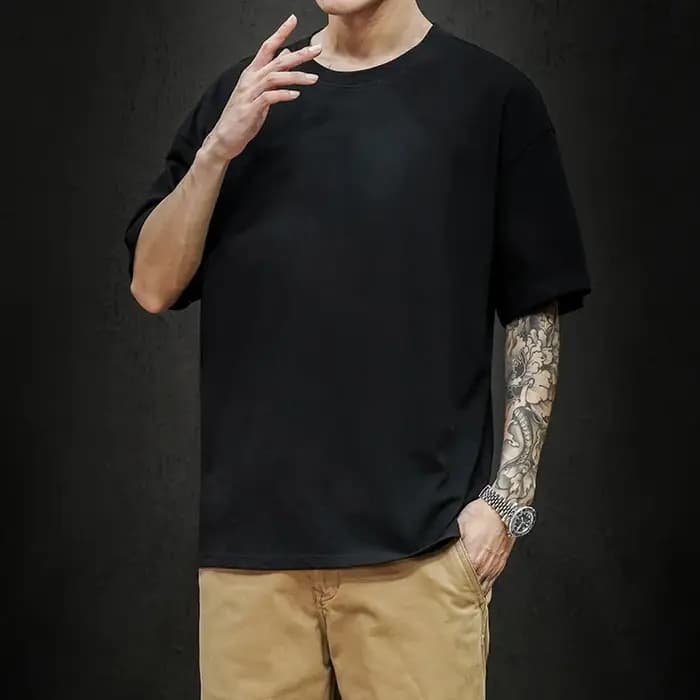 LégIBLE 2025 été hommes T-Shirt décontracté ample coton à manches courtes