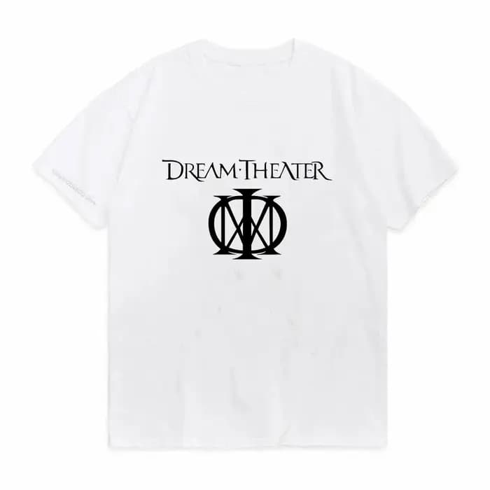 T-shirt à manches courtes pour hommes, 100% coton, avec Logo Dream Theater, Cool, Hip Hop, Streetwea