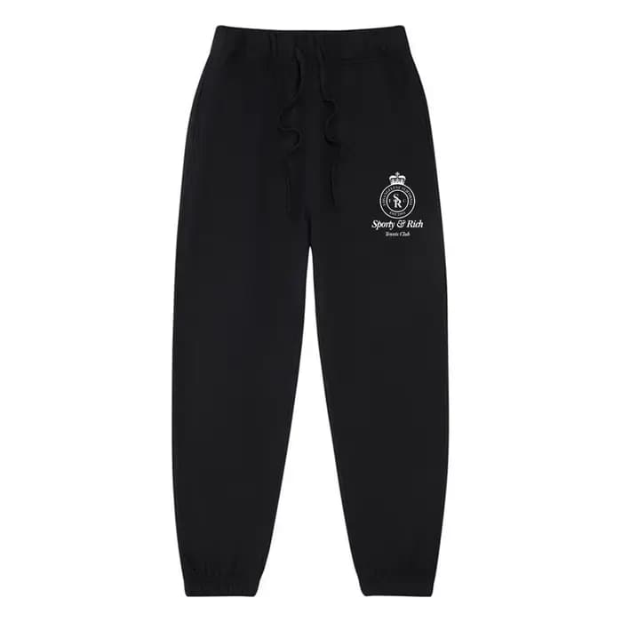 Pantalon de survêtement en coton éponge pour femme