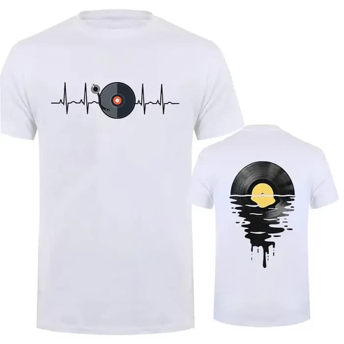 Amoureux de la musique t-shirts pour hommes femmes DJ