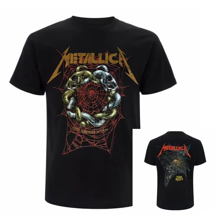 T-shirt décontracté d'été Metallica Metal Up Your Heavy