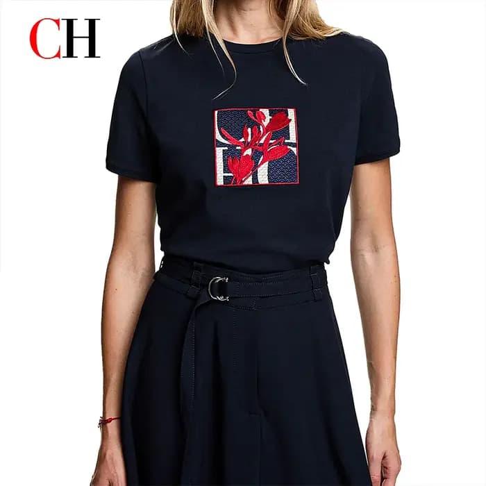 T-shirt à manches courtes pour femme CH