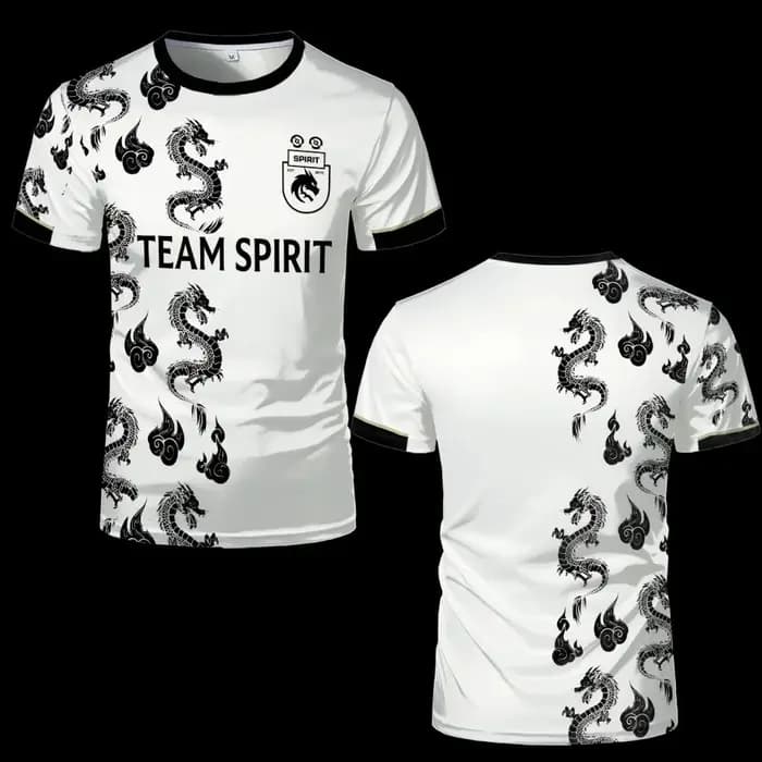 Nouveaux maillots Team Spirit, t-shirts de mode, uniformes de joueur d'e-sport, t-shirts de compétit