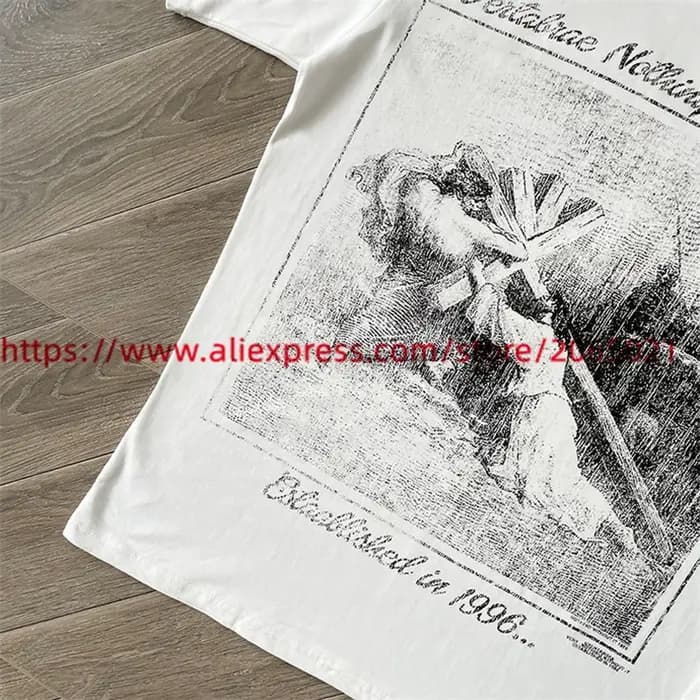 Berger Saint jésus croix impression T-shirt hommes femmes haute qualité