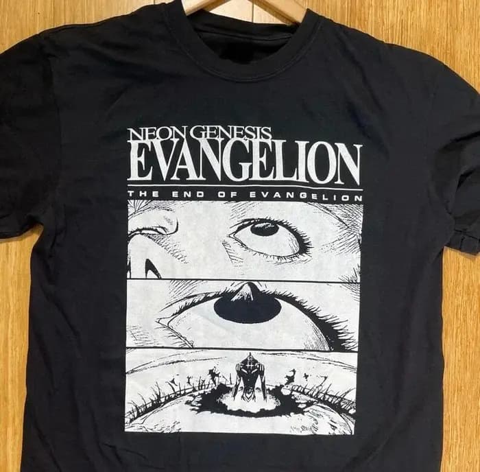 Neon Genesis Evangelion fin d'Eva Eye chemise Style classique chemise à manches courtes unisexe homm