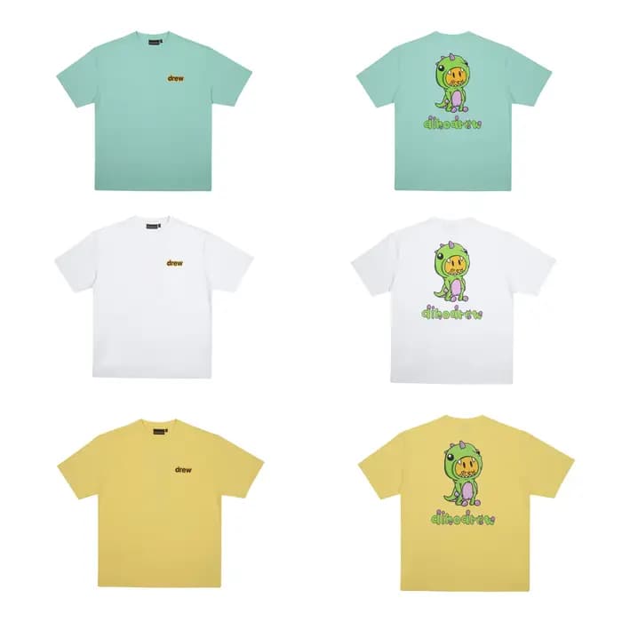 Drew House – t-shirt à manches courtes pour hommes et femmes