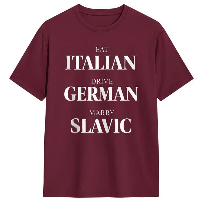T-shirts pour hommes avec humorisme italien