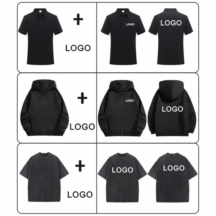 T-shirt personnalisé LOGO brodé imprimé rue Hip Hop 100% coton surdimensionné lavé