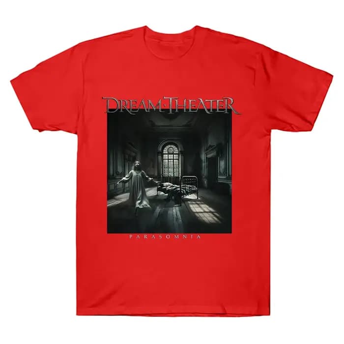 Dream Theatre Parasomnie T-shirts homme T-Shirt Coton Manches Courtes Hip Hop Vintage Bande