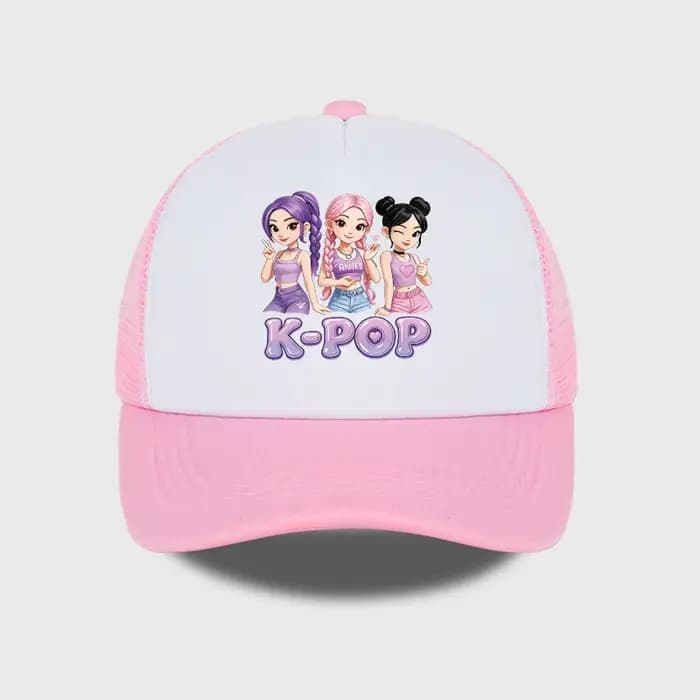 Casquette de baseball style Y2K avec imprimé K-Pop