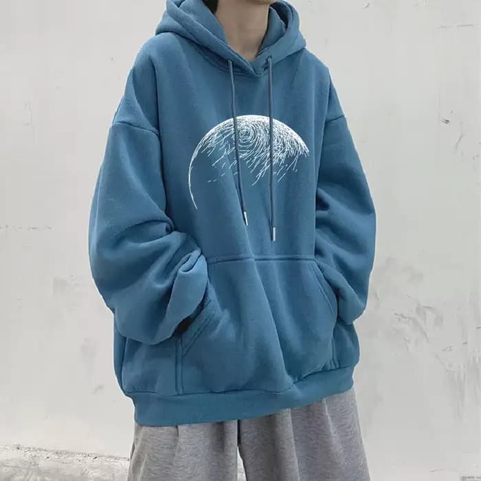 Sweats à capuche College graphiques Goth pour hommes