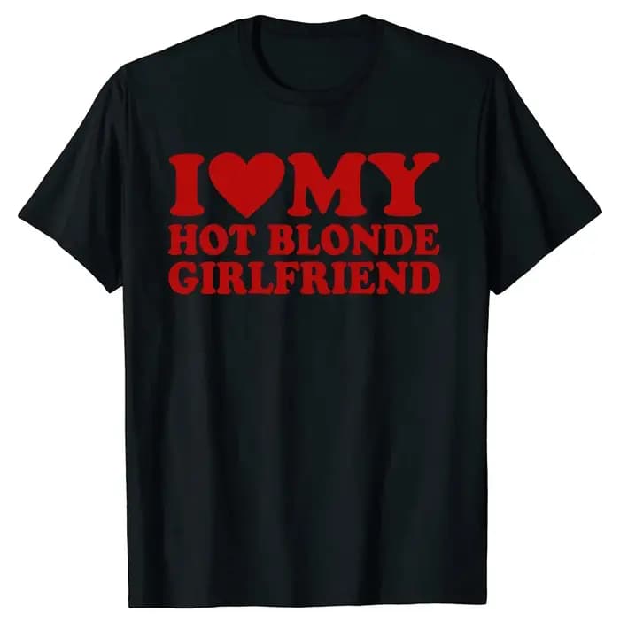 J'aime ma petite amie blonde