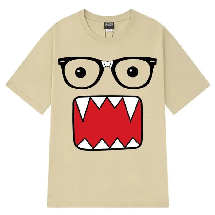 Domo Kun drôle humoristique mode T-Shirts hommes femmes 100% coton