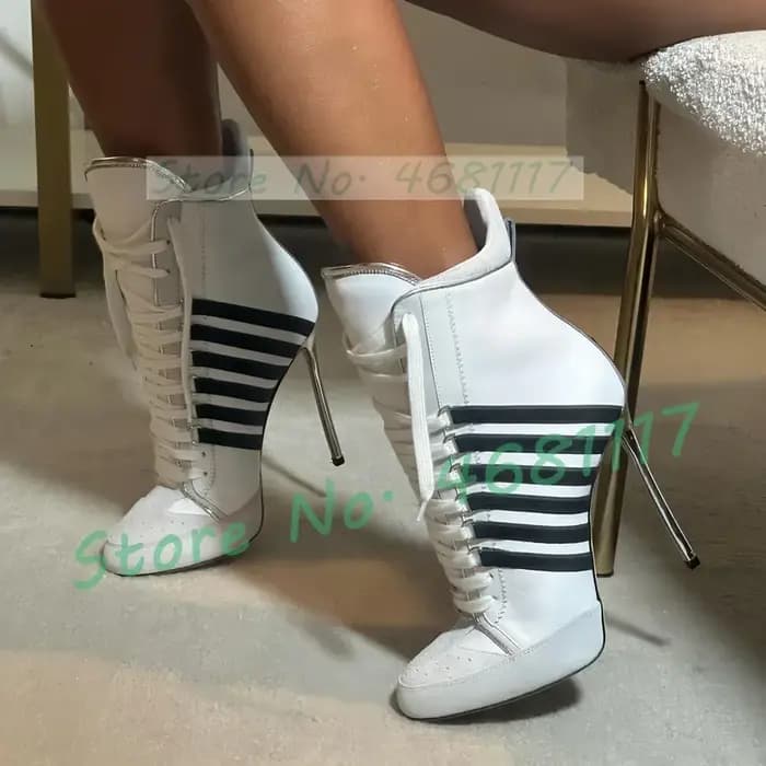 Baskets à bout rond pour femmes
