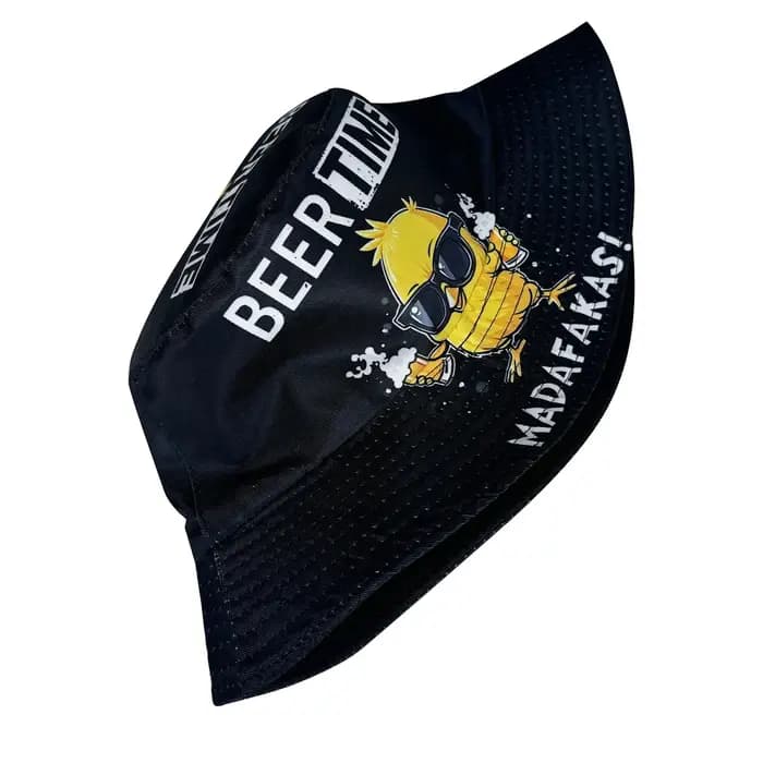 Cool Duck'Beer Time' Chapeau de pêcheur graphique 3D