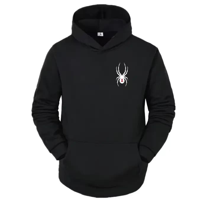 Nouveau sweat à capuche imprimé araignée automne/hiver pour homme, style décontracté Harajuku, unise