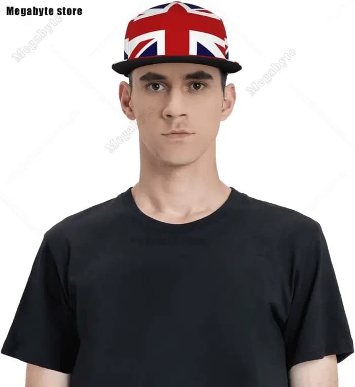 Casquette de baseball britannique réglable unisexe