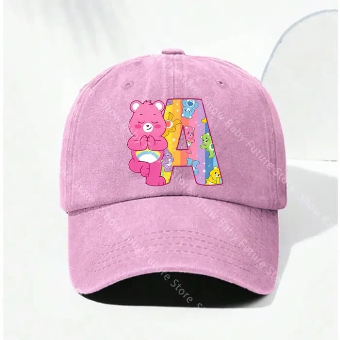 Casquettes de baseball rétro délavées Care Bears pour femmes et filles